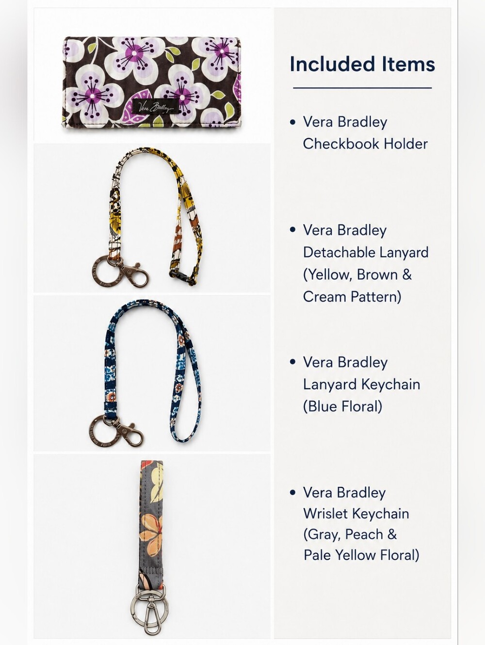 Vera Bradley 4-Piece Accessories Bundle